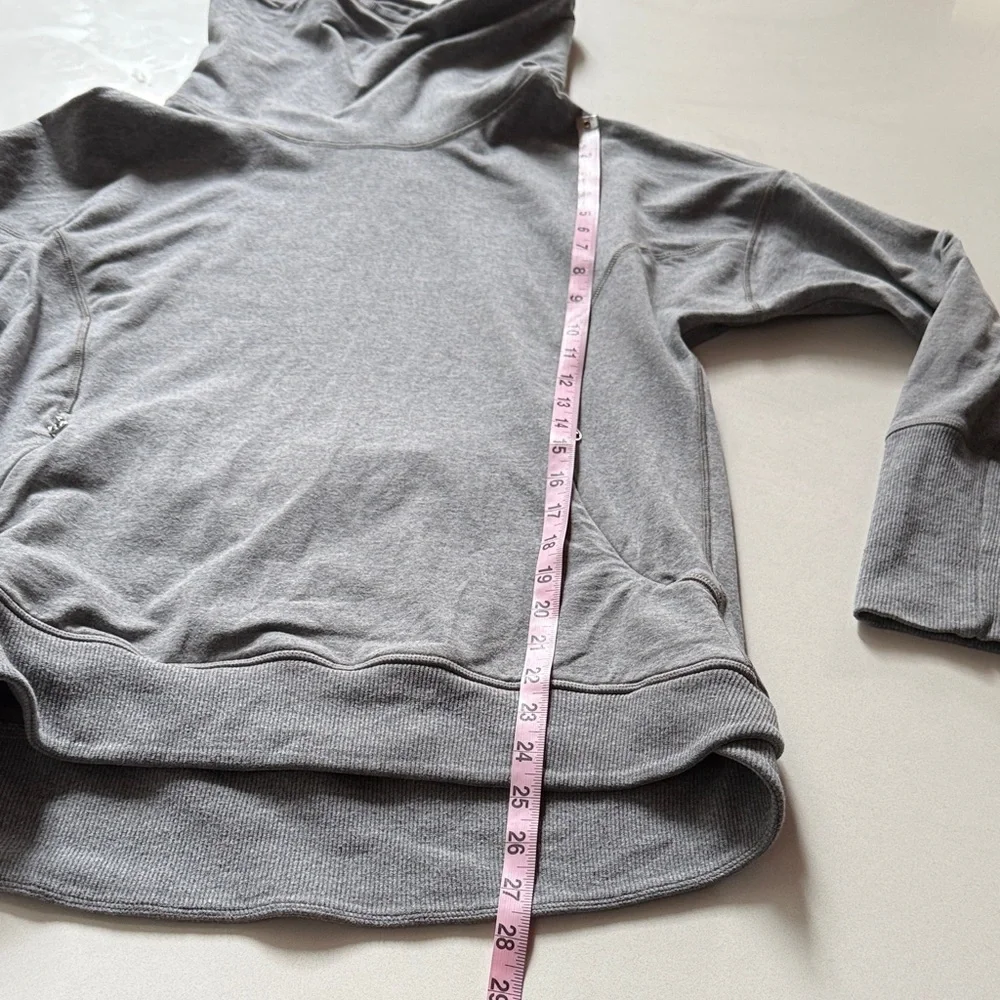 Lululemon Athletica Rest Day Cowl Neck Pullover Sweatshirt, Vintage Grey,Size 10 - Picture 13 of 13